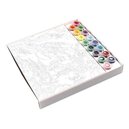 Arts & Crafts- Paint By Numbers Amazing Ocean