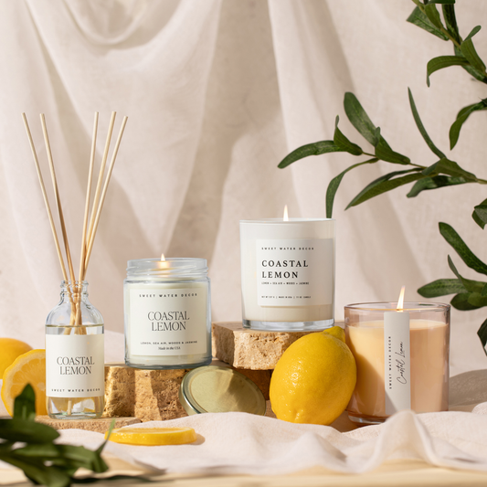 Candle - Coastal Lemon 11 oz Soy Candle