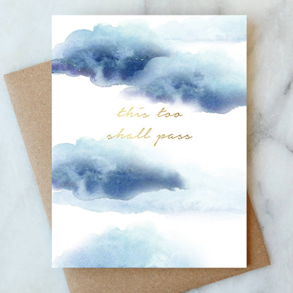 Greeting Card: Cloudy Sympathy