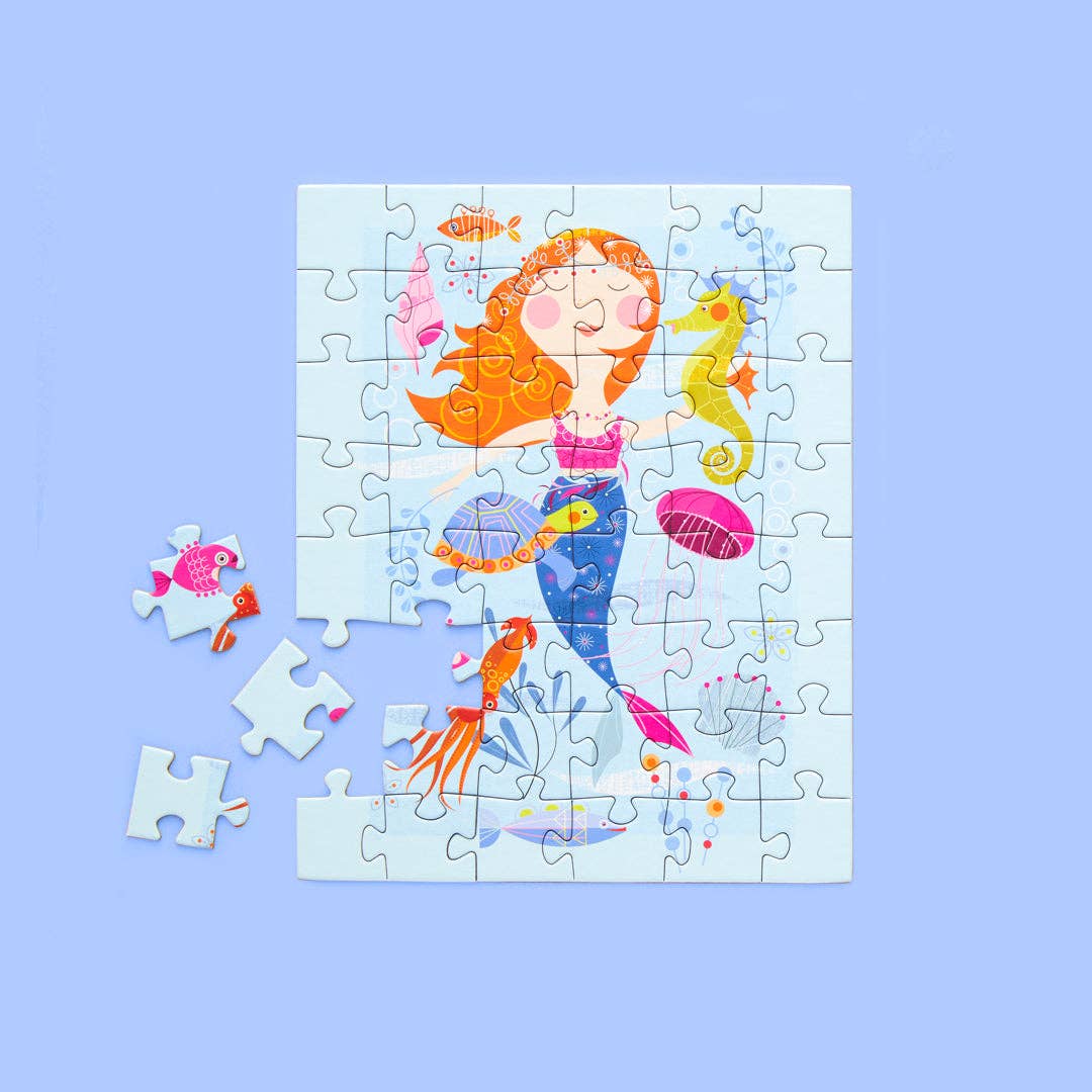Puzzle - 48 Piece Mermaid and Friends Puzzle