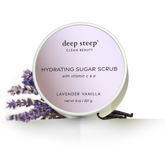 Sugar Scrub - Lavender Vanilla Exfoliating & Smoothing 8oz