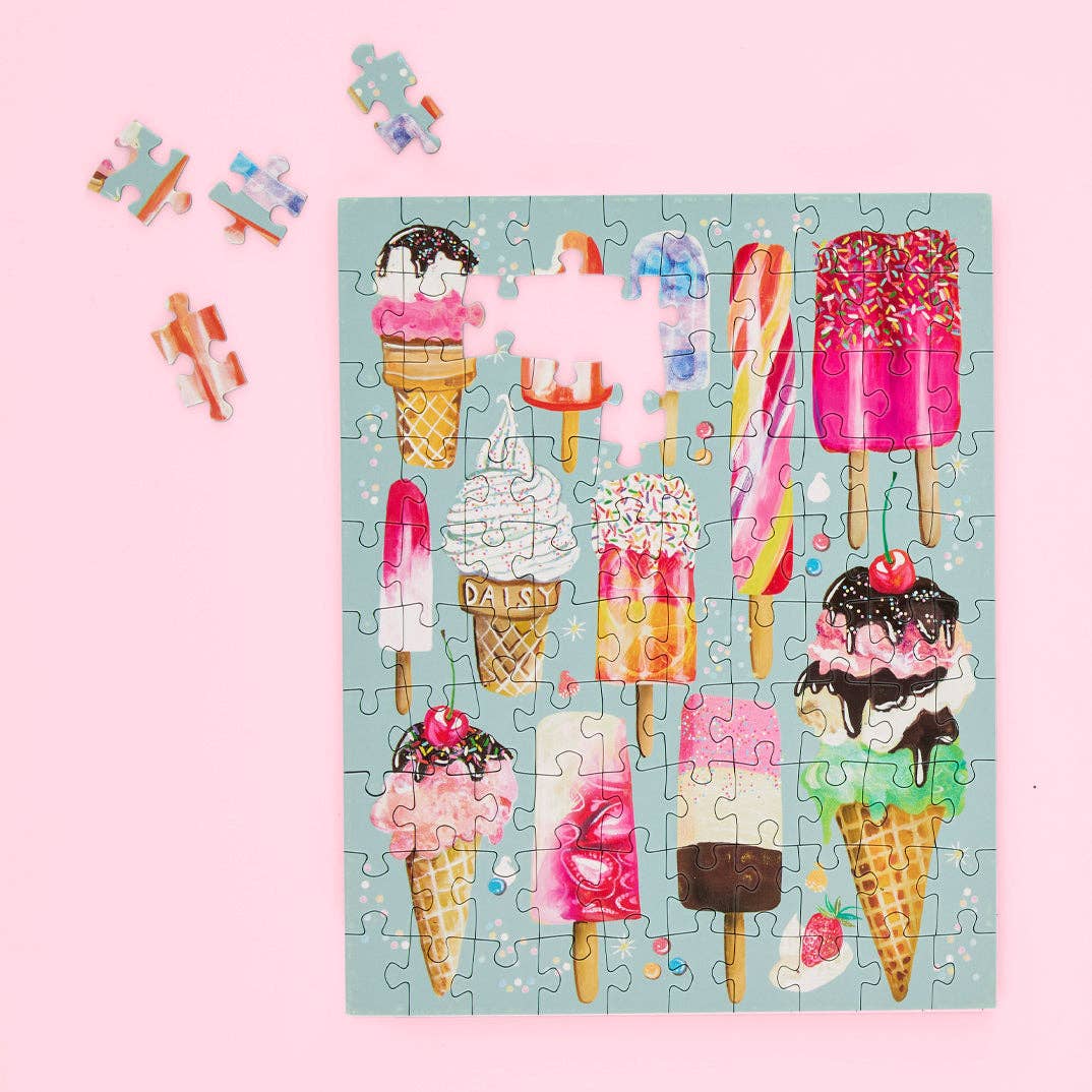 Puzzle - 100 Piece Ice Cream & Pops Puzzle